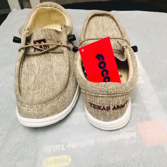 MEN’S FOCO TEXAS A&M LOAFER SHOES. STYLISH AND COMFORTABLE CASUAL WEAR. NEW. - Picture 4 of 7